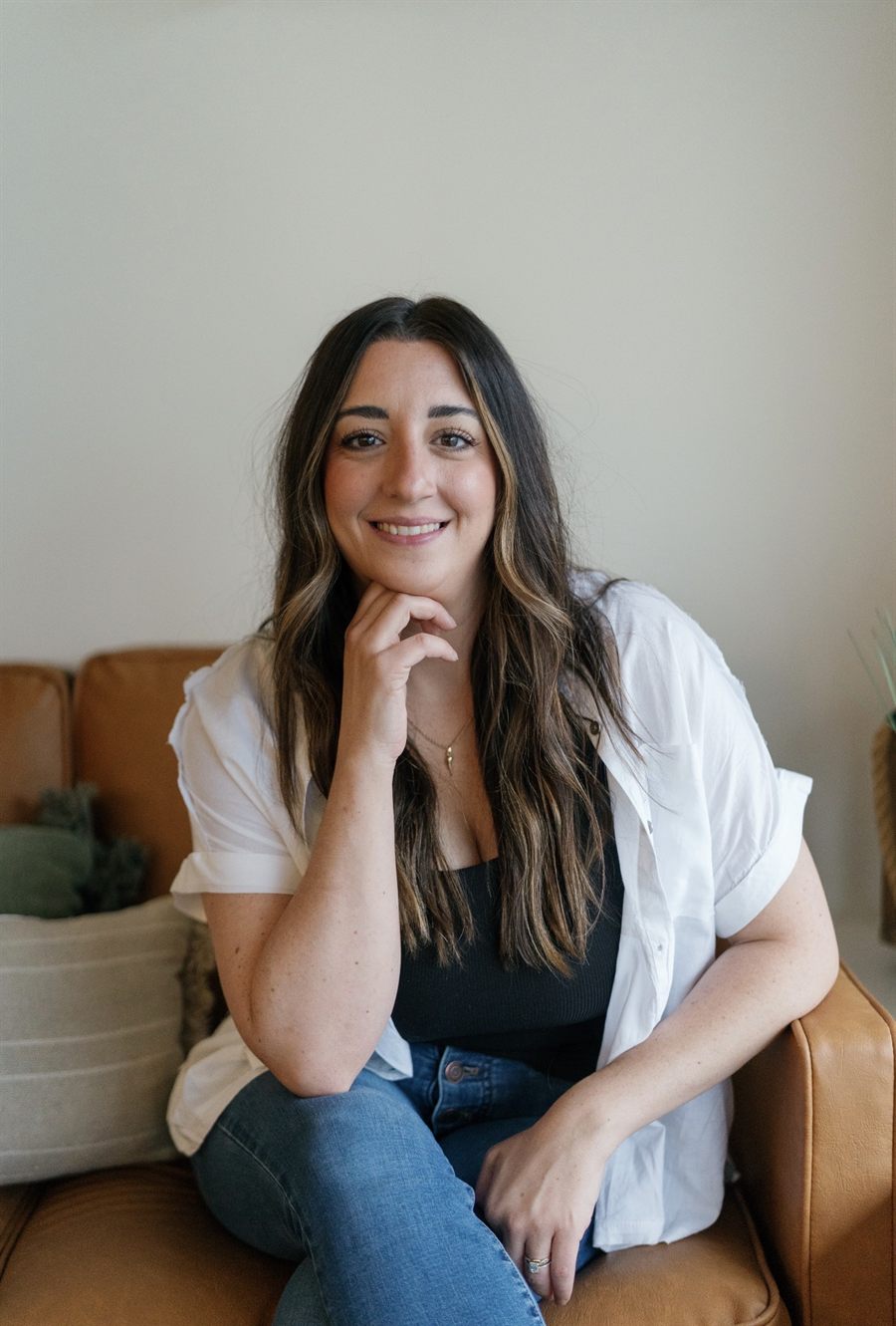 Amanda, co-owner and stylist at ELAN + elle hair co.